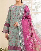 Summer Green Lawn Suit