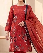 Persian Red Lawn Suit