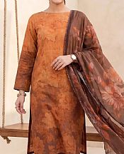 Sunrise Orange Lawn Suit