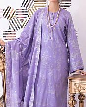 Pale Purple Lawn Suit- Pakistani Designer Lawn Dress