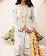 Salitex Sky Blue Lawn Suit- Pakistani Lawn Dress