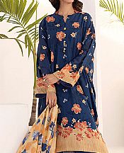 Salitex Navy Blue Lawn Suit- Pakistani Lawn Dress