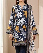 Salitex Black Khaddar Suit- Pakistani Winter Dress