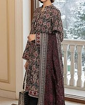 Salitex Black Khaddar Suit- Pakistani Winter Dress