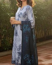 Salitex Sky Blue Khaddar Suit- Pakistani Winter Clothing