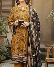 Salitex Mustard Khaddar Suit- Pakistani Winter Dress