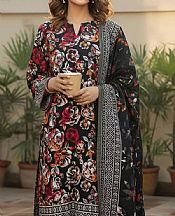 Salitex Black Khaddar Suit- Pakistani Winter Clothing