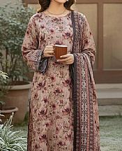 Salitex Beige Khaddar Suit- Pakistani Winter Dress