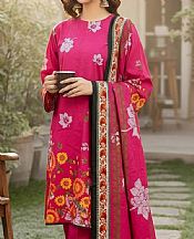 Salitex Hot Pink Khaddar Suit- Pakistani Winter Clothing