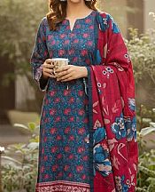 Salitex Teal Khaddar Suit- Pakistani Winter Clothing
