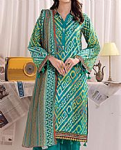 Sea Green Lawn Suit