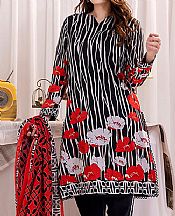 Salitex Black Lawn Suit- Pakistani Designer Lawn Suits