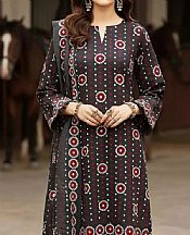 Salitex Black Khaddar Suit- Pakistani Winter Dress