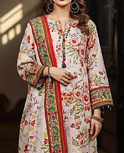 Salitex Off-white Khaddar Suit- Pakistani Winter Clothing