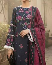 Salitex Black Khaddar Suit- Pakistani Winter Dress