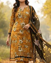 Salitex Mustard Khaddar Suit- Pakistani Winter Dress