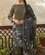Salitex Olive Khaddar Suit- Pakistani Winter Clothing