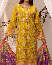 Salitex Yellow Khaddar Suit- Pakistani Winter Clothing