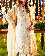 Salitex Off-white Lawn Suit- Pakistani Lawn Dress