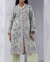 Salitex Grey/Green Lawn Kurti- Pakistani Designer Lawn Suits