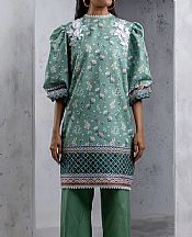 Salitex Emerald Green Lawn Kurti- Pakistani Designer Lawn Suits