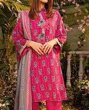 Salitex Hot Pink Lawn Suit- Pakistani Designer Lawn Suits