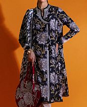 Black Lawn Suit (2 Pcs)- Pakistani Designer Lawn Dress