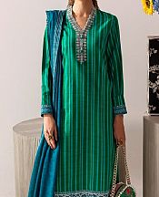 Bottle Green Slub Suit