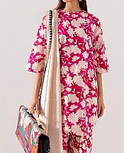 Magenta Slub Suit