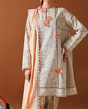 Beige Slub Suit