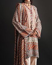 Sana Safinaz Ivory Linen Suit (2 Pcs)- Pakistani Winter Clothing