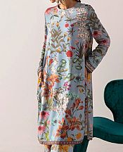 Sana Safinaz Baby Blue Linen Suit (2 Pcs)- Pakistani Winter Dress