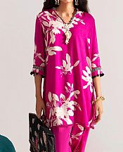 Sana Safinaz Shocking Pink Linen Suit (2 Pcs)