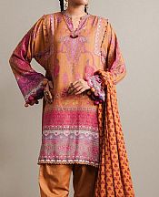 Safety Orange Linen Suit