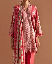 Sana Safinaz Brink Pink Slub Suit- Pakistani Winter Dress