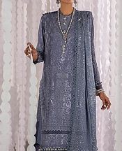 Cool Grey Viscose Suit- Pakistani Winter Dress