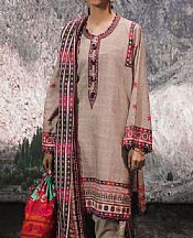 Beige Slub Suit- Pakistani Winter Dress