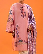 Sana Safinaz Pink Lawn Suit (2 Pcs)- Pakistani Designer Lawn Suits