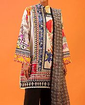 Sana Safinaz Multicolor Lawn Suit (2 Pcs)- Pakistani Lawn Dress