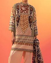 Sana Safinaz Multicolor Lawn Suit- Pakistani Designer Lawn Suits
