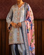 Baby Blue Slub Suit