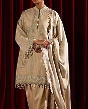 Ivory Slub Suit