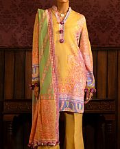 Golden Yellow Linen Suit