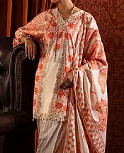 Ivory/Coral Linen Suit