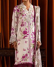 White/Purple Linen Suit