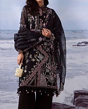 Sana Safinaz Black Net Suit- Pakistani Designer Lawn Suits