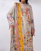 Sana Safinaz Off-white Lawn Suit- Pakistani Lawn Dress
