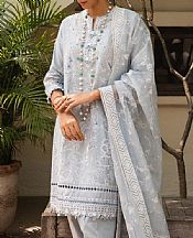 Sana Safinaz Baby Blue Lawn Suit- Pakistani Designer Lawn Suits