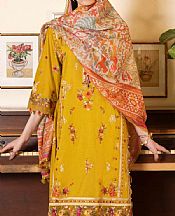 Sana Safinaz Mustard Lawn Suit- Pakistani Designer Lawn Suits