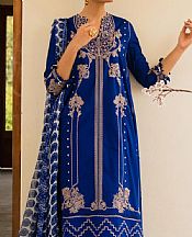 Sana Safinaz Royal Blue Lawn Suit- Pakistani Designer Lawn Suits